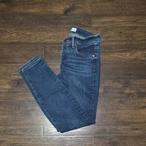 Loft High Rise Curvy Skinny Jeans Size 2